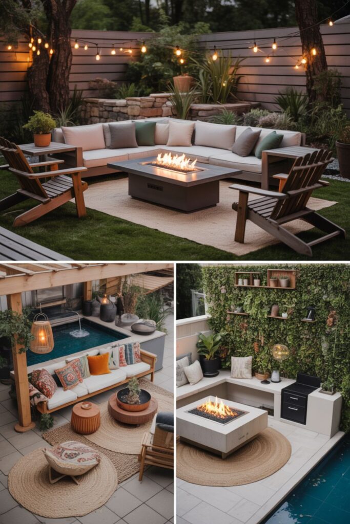 What Are Some Creative Fire Pit Patio Design Ideas?