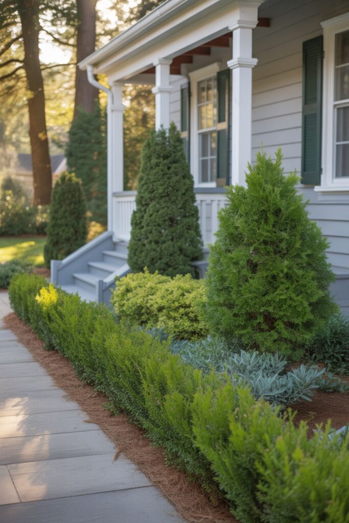 Front of House Shrubs Transform Your Curb Appeal 3 What Are the Best Evergreen Shrubs for Year-Round Curb Appeal?
