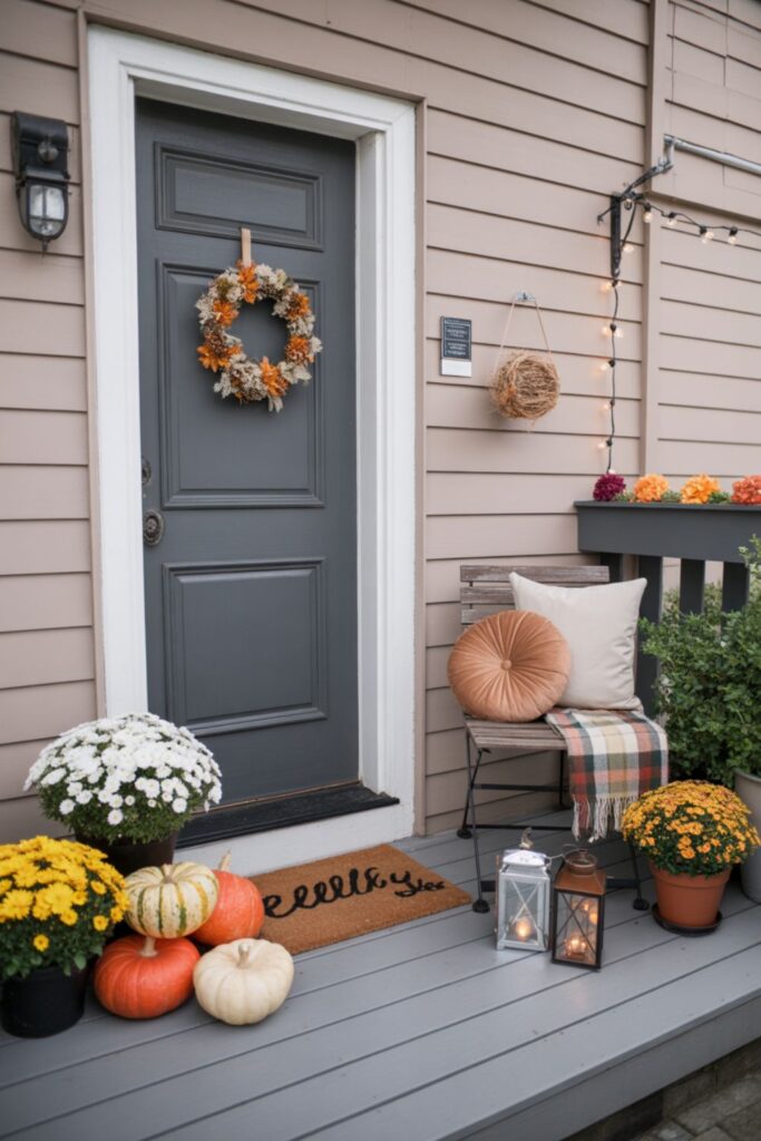 Budget Fall Porch Ideas for Renters