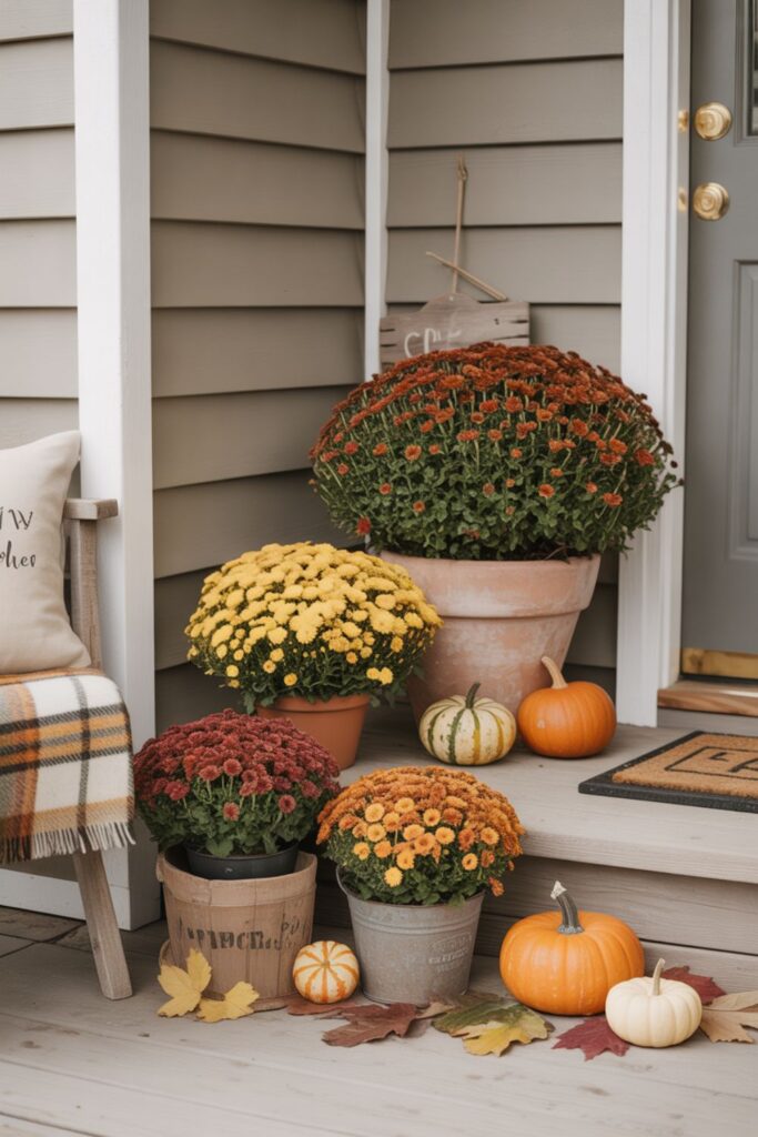 What Budget-Friendly Fall Porch Ideas Use Mums Effectively?What Budget-Friendly Fall Porch Ideas Use Mums Effectively?