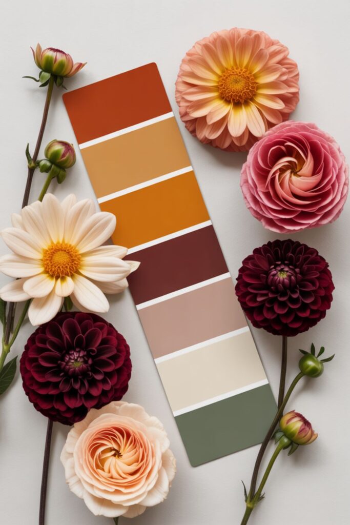 20+Fall Centerpiece Ideas with Flowers Stunning Floral Arrangements 2 How to Choose the Right Color Palette for Fall Flower Centerpieces