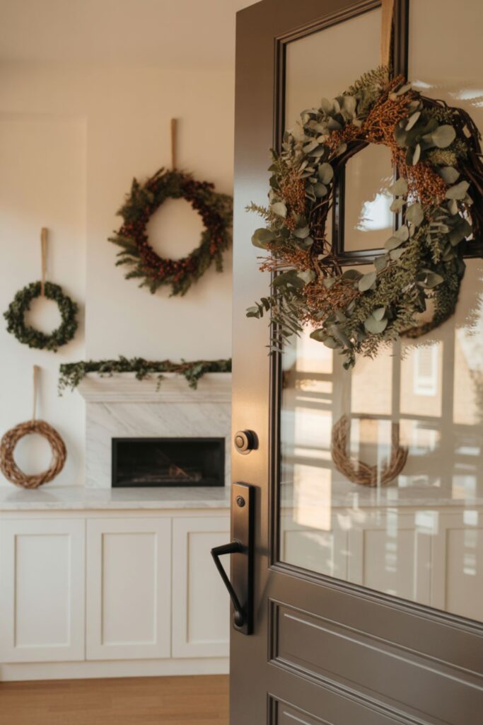 30+ Christmas Wreath Ideas 2025 Eco-Friendly Styles 4 Where Design Meets Functionality in Wreath Placement