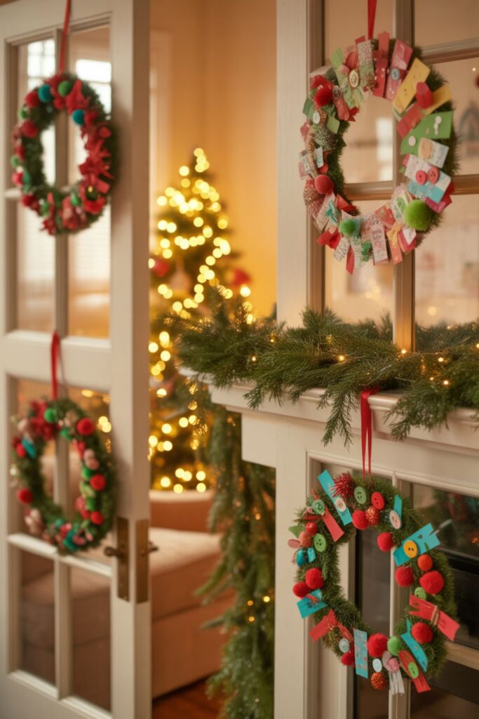 Christmas Wreath Ideas for Kids | Fun & Easy Holiday Crafts 2025 5 Displaying Kids’ Christmas Wreaths