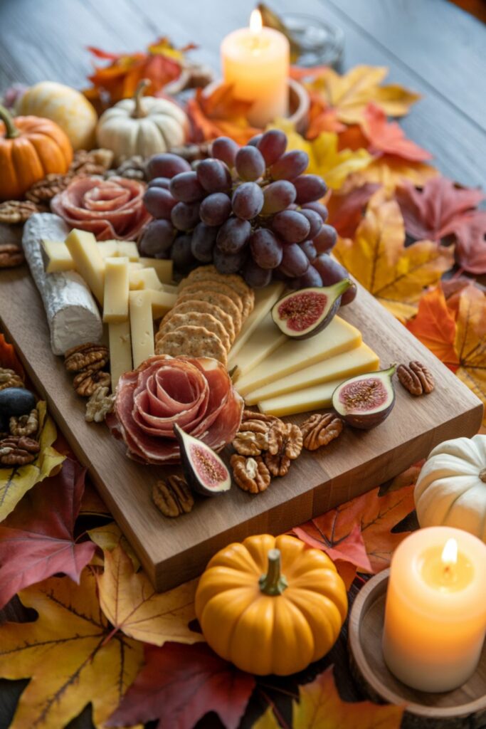 30+Fall Centerpiece Ideas DIY Budget-Friendly Projects 5 DIY Charcuterie Board Fall Centerpiece