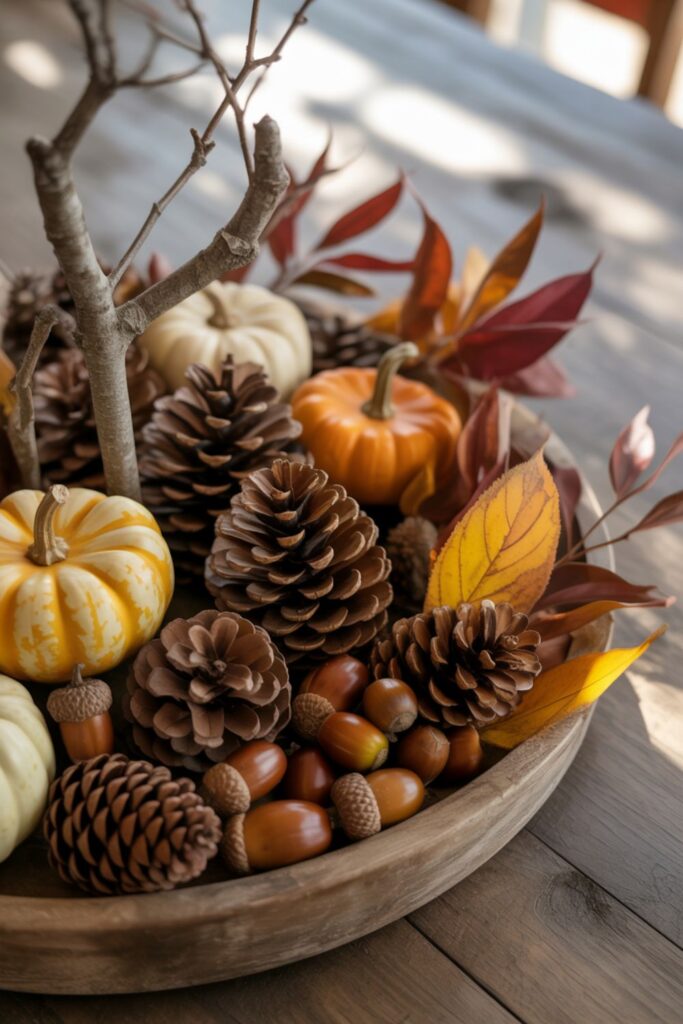 30+Fall Centerpiece Ideas DIY Budget-Friendly Projects 4 DIY Fall Centerpiece Using Natural Elements