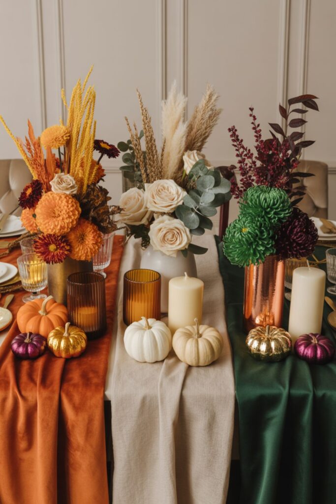 Fabulous Fall Centerpiece Stunning Table Décor Ideas 3 What Color Schemes Create the Most Stunning Fall Centerpieces?