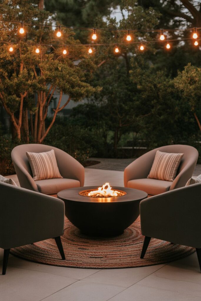How Should You Arrange Seating Around Your Fire Pit?