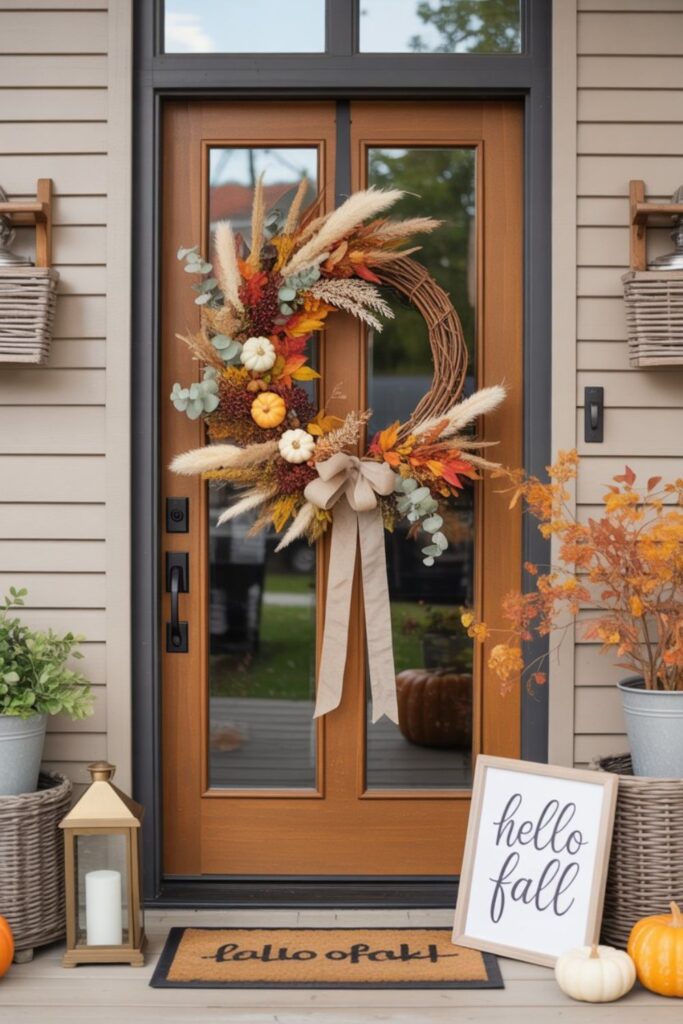 Hang a Seasonal Wreath