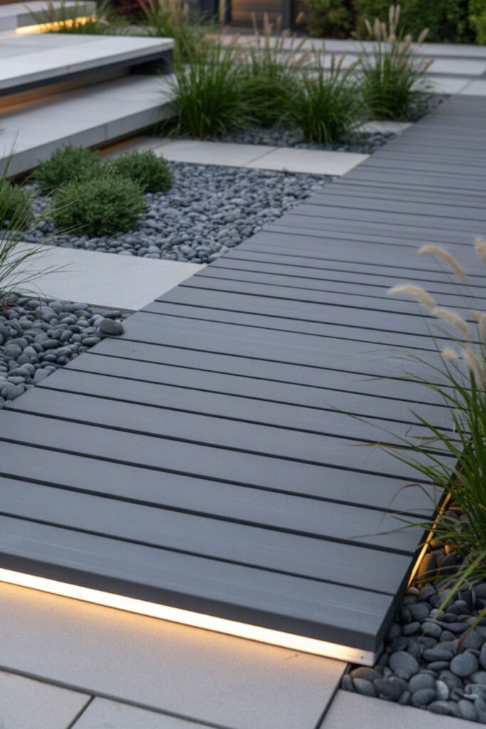 27+ Stylish Modern Fence designs Ideas to Transform Your Property 2 Horizontal Slat Fencing for Clean Contemporary Lines