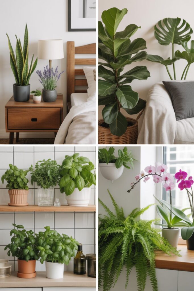 House Plants Decor for Different Rooms
