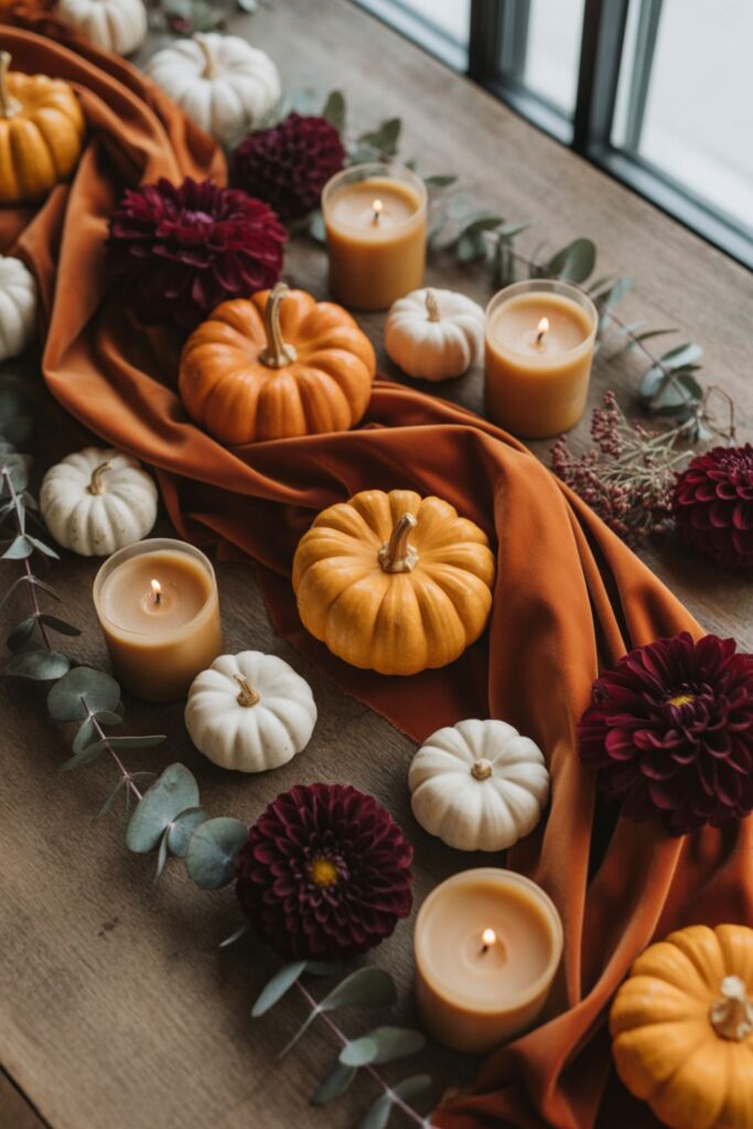 35 +Fall Centerpiece Ideas for Table Transform 2 How to Choose Colors for Fall Table Centerpieces
