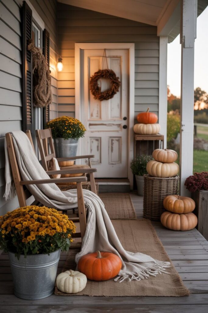 How Do You Create Layered Texture in Farmhouse Displays?