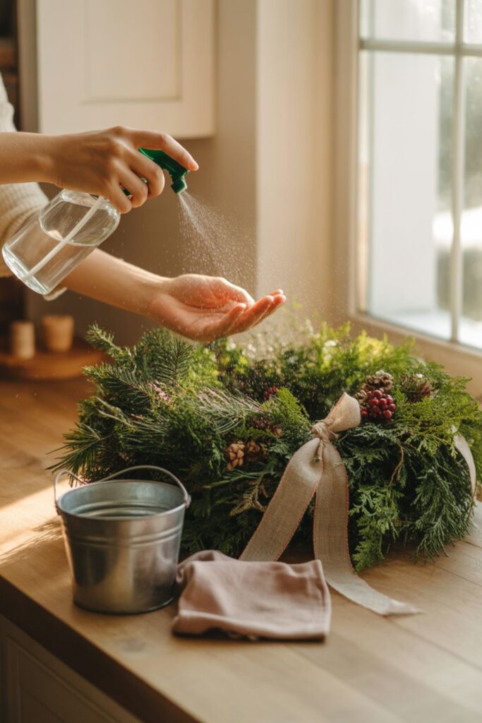 20+ Simple Christmas Wreath Ideas for Every Home 4 How to Make a Simple Christmas Wreath Last Longer