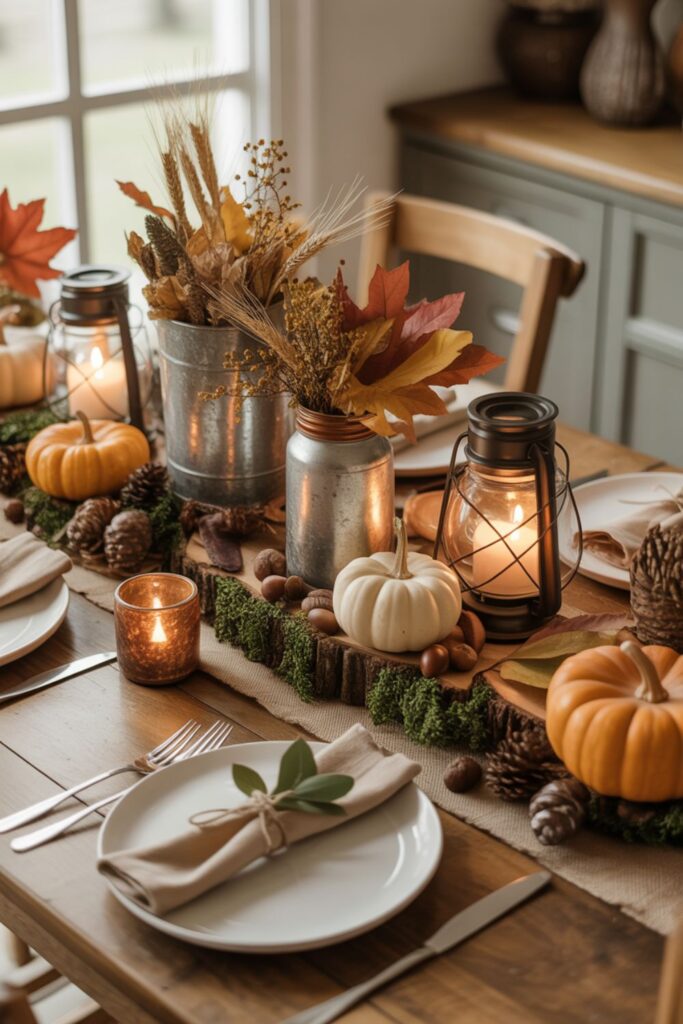25+ Fall Centerpiece Ideas for Dining Tables 3 How Do You Style a Rustic Fall Centerpiece?