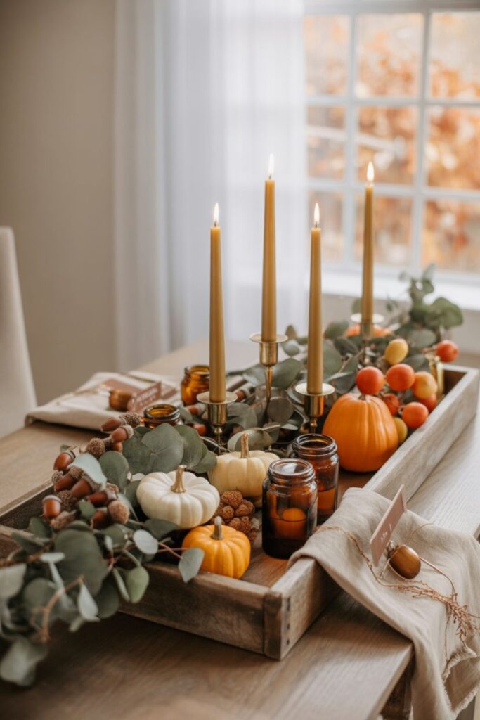 35 +Fall Centerpiece Ideas for Table Transform 5 How Do You Transition Centerpieces from Fall Through Thanksgiving?