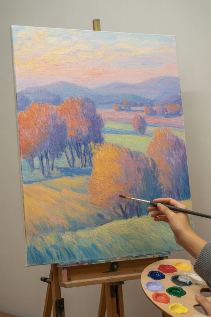 50+ Fall Painting Ideas Easy Simple Autumn Projects 3 How Do Impressionistic Landscapes Simplify Complex Scenes?