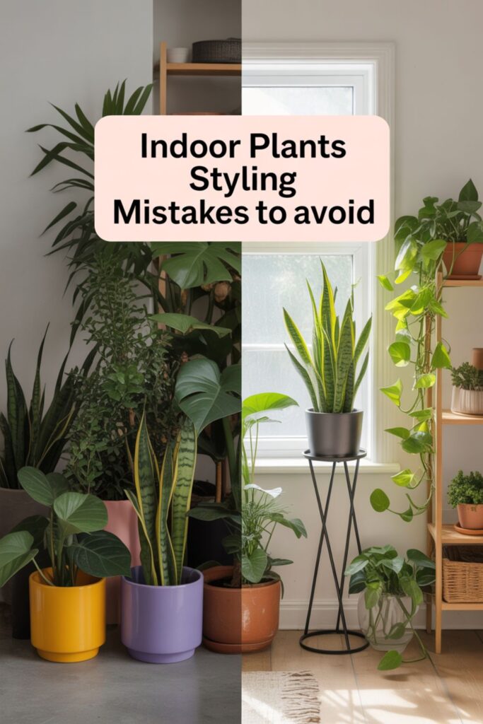 Common Indoor Plants Styling Mistakes to Avoid