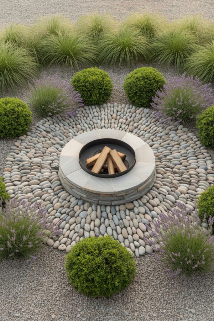 What Landscaping Works Best Around Fire Pit Patios?