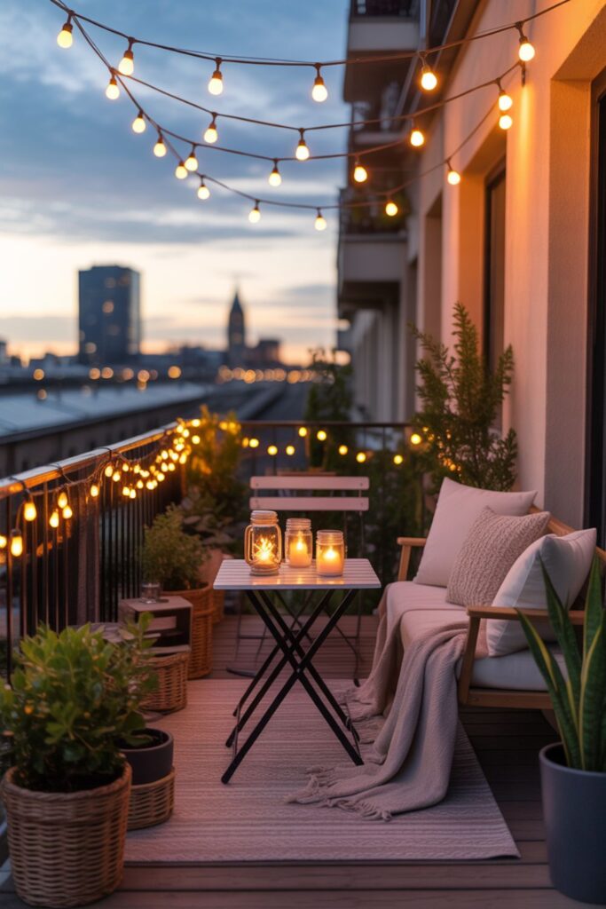 What Lighting Transforms Small Apartment Patios?