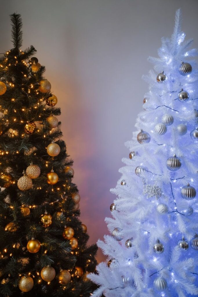 Beautiful Black and White Christmas Tree to Modern Holiday Elegance 3 Lighting Strategies for Black and White TreesLighting Strategies for Black and White Trees