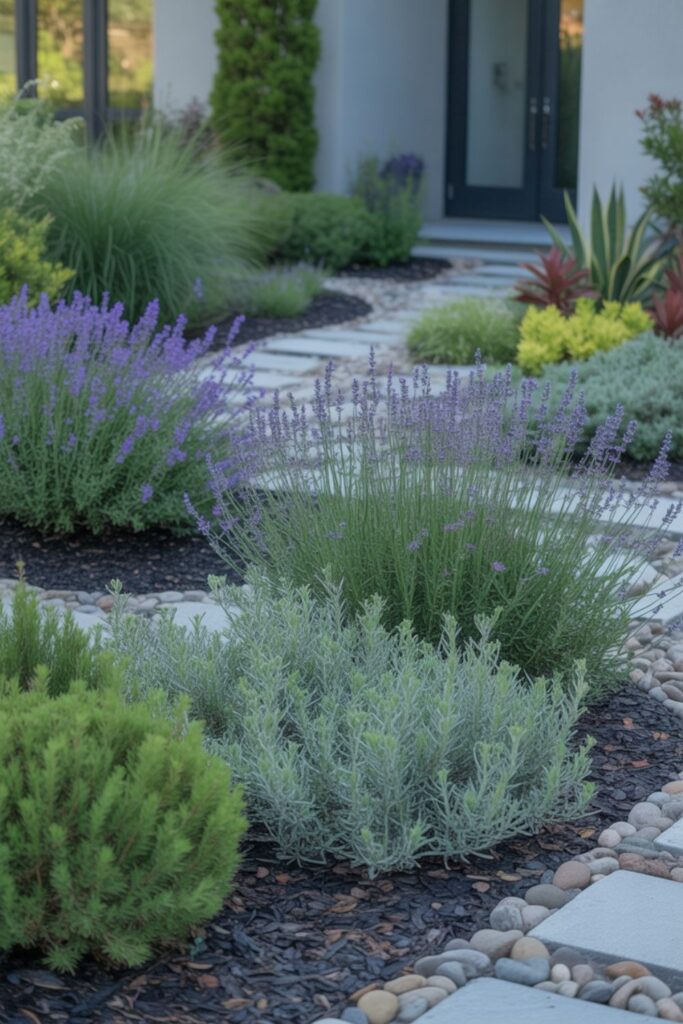 Low-Maintenance Front Yard Flower Bed Ideas