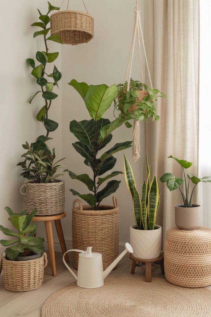 Boho Modern Corner Plant Make Stylish your Space 5 Maintaining Boho Modern Corner Plant Displays