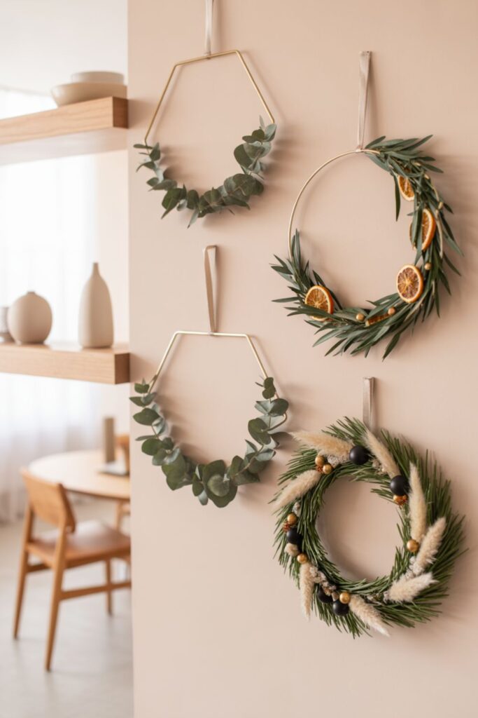 25+ Christmas Wreath Ideas DIY Make This Holiday Season memorable 3 Modern and Contemporary Christmas Wreath Ideas