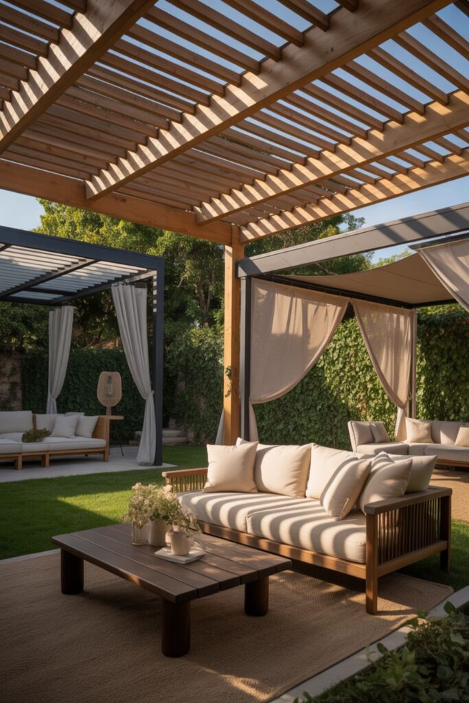 Pergola Roofing and Shade Ideas