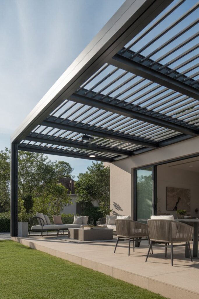 35+ Outdoor Pergola Ideas to Transform Your Backyard Into a Paradise 3 What Retractable and Adjustable Roof Options Provide Weather Flexibility?