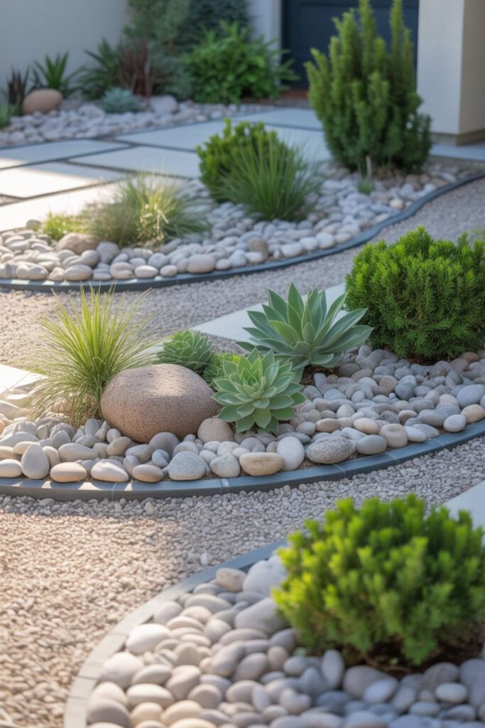 Front Yard Landscaping Ideas with Rocks Transform Your Curb Appeal 5 What Maintenance Do Rock Landscapes Require?