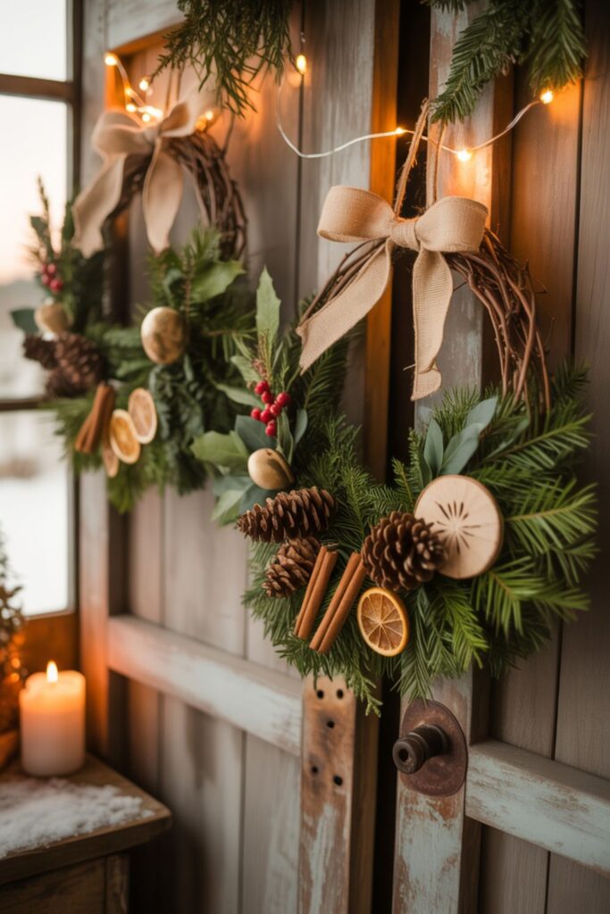 25+ Christmas Wreath Ideas DIY Make This Holiday Season memorable 4 Rustic and Natural Christmas Wreath Designs