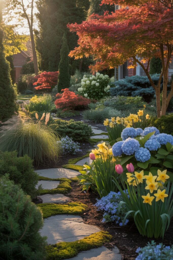 20+ Front Yard Landscaping Ideas Curb Appeal 4 Seasonal Interest and Year-Round Appeal