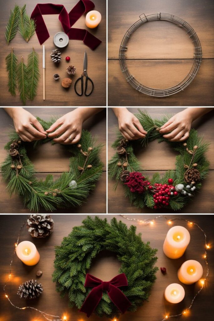 Christmas Wreath Ideas 2024: Transform Your Holiday Décor with Style 4 Step-by-Step Wreath Making Process