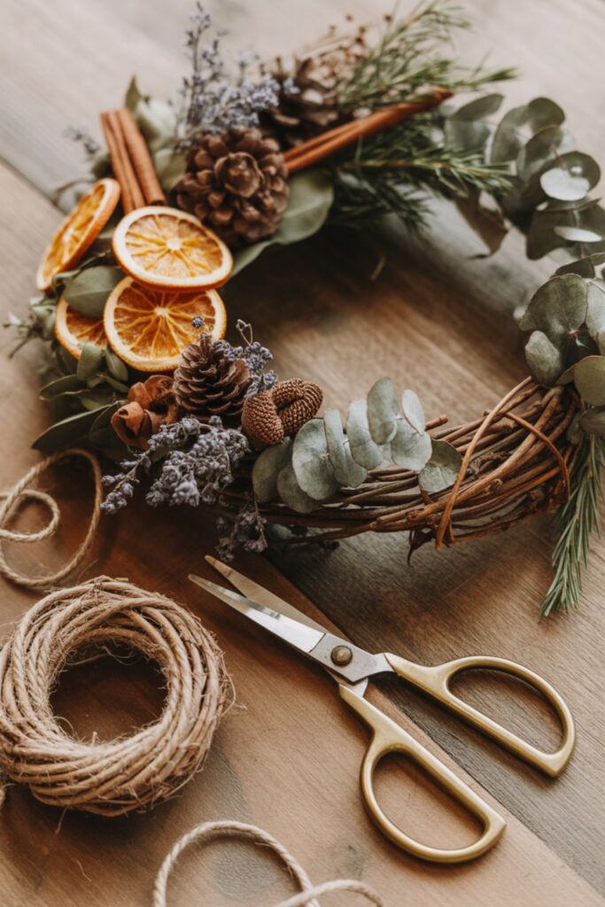 30+ Christmas Wreath Ideas 2025 Eco-Friendly Styles 3 Sustainable and Eco-Friendly Wreath Materials