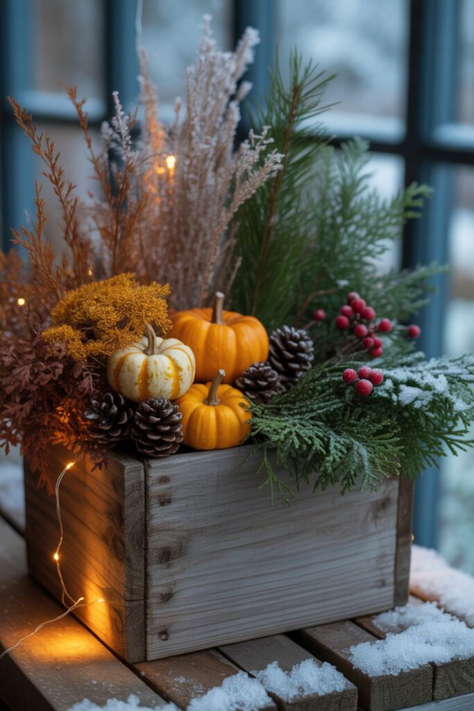 Cute Fall Plant Pot Ideas Creative Container Displays for Autumn Charm 5 How Can You Transition Fall Containers into Winter Displays?