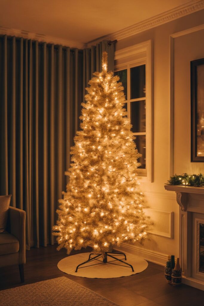 Lighting Strategies for Champagne Trees