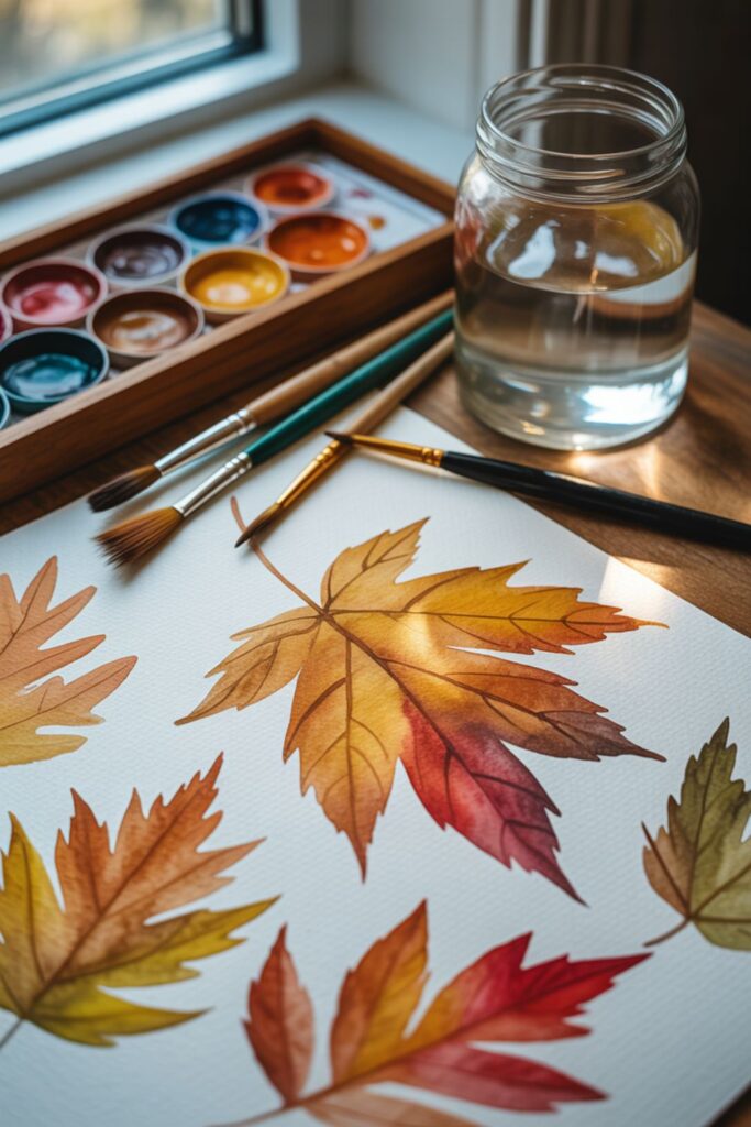 50+ Fall Painting Ideas Easy Simple Autumn Projects 2 How Do Watercolor Fall Leaves Build Fundamental Skills?