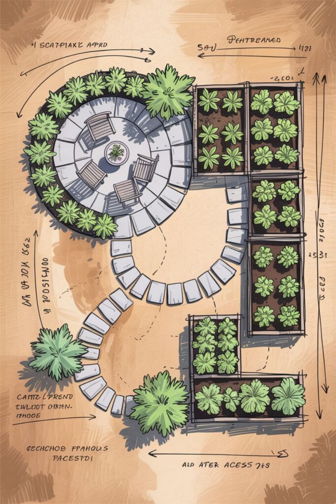 How Do You Design a Backyard Garden Layout?
