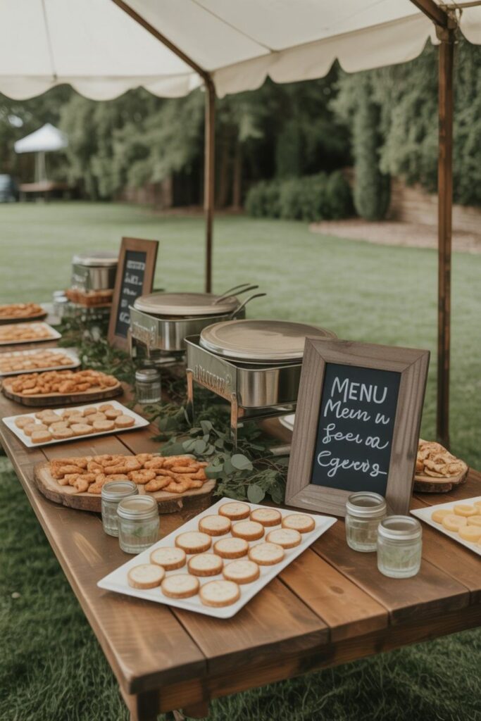 DIY Backyard Wedding on a Budget complete guide 3 How to Plan Your Backyard Wedding Food on a Budget