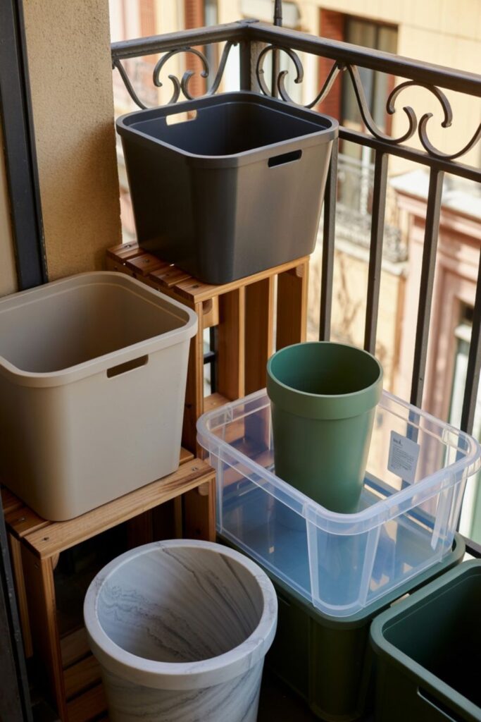 24+ Small Balcony Garden Ideas for a Green Retreat 2 What Containers Work Best for Balcony Gardens?