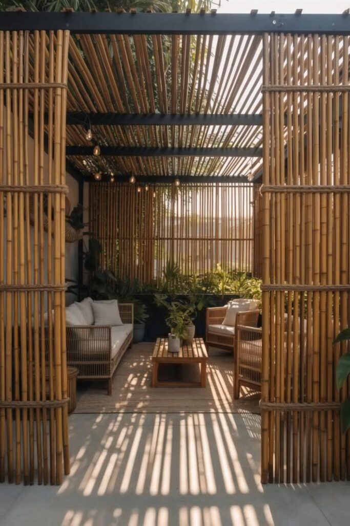 27+ Patio Ideas on a Budget for Stylish Outdoor Spaces 4 How Can You Create Privacy Inexpensively?