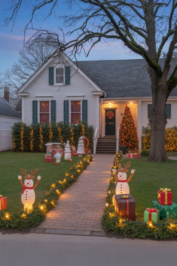 Remarkable Christmas Garden Ideas for Outdoor Decor 3 Christmas Yard Decorations: Transform Lawns Into Festive Showcases