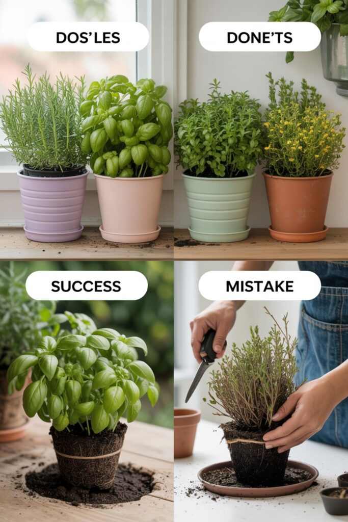 17+ Genius Herb Garden Ideas for Any Space 4 What Common Mistakes Should You Avoid in Herb Gardening?