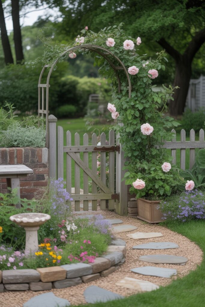Cottage Garden Design To Create Your Dream Garden 4 What Hardscape Elements Complete Cottage Garden Design?