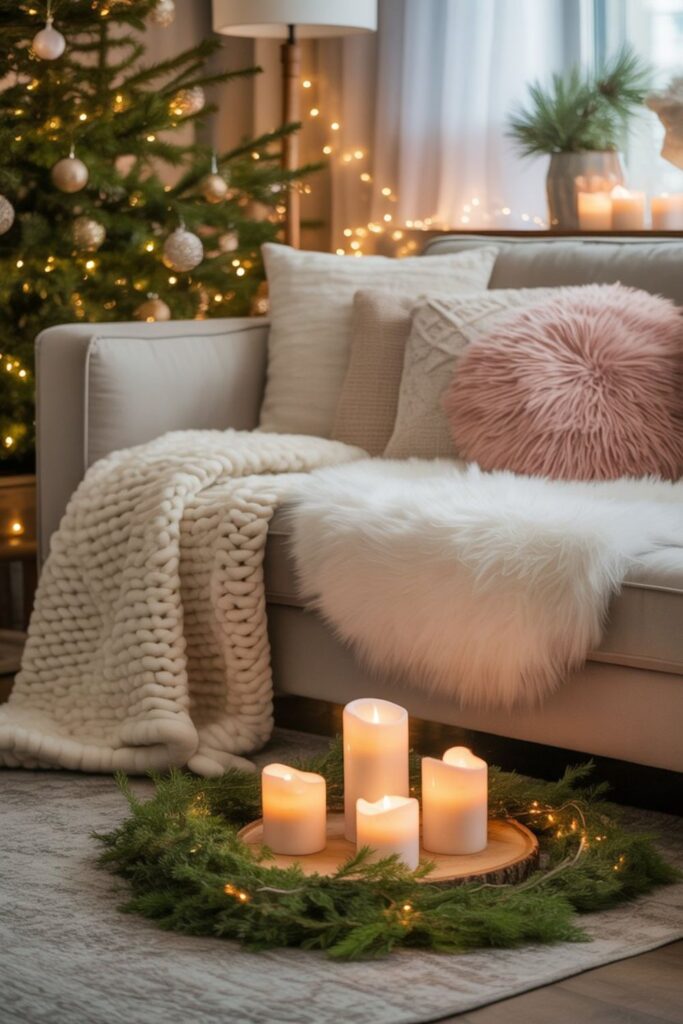 Cozy Christmas Decor: Creating Warmth Through Texture and Light