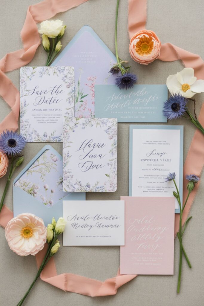 What Are Creative Spring Wedding Save-the-Dates and Invitations?