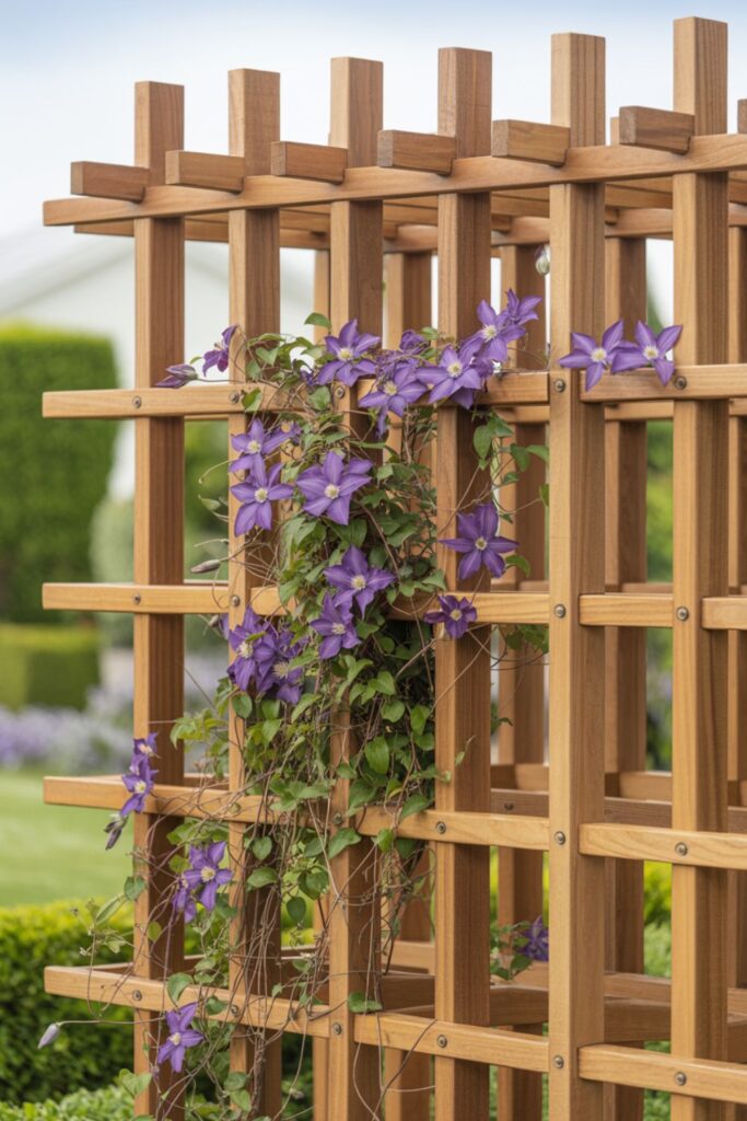 29+ Clematis Trellis Ideas for Beautiful Vertical Gardens 2 Essential Design Elements for Effective Clematis Trellises