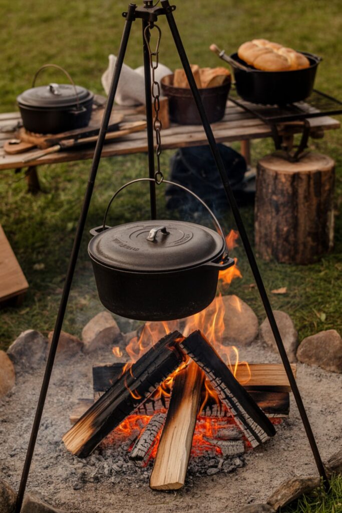 Dutch Oven and Campfire Cooking Techniques