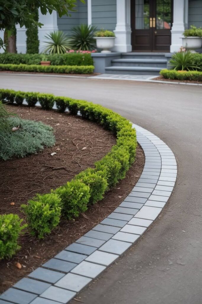 20+ Driveway Landscaping Ideas for Stunning Curb Appeal 2 How Do You Create Effective Driveway Edging?