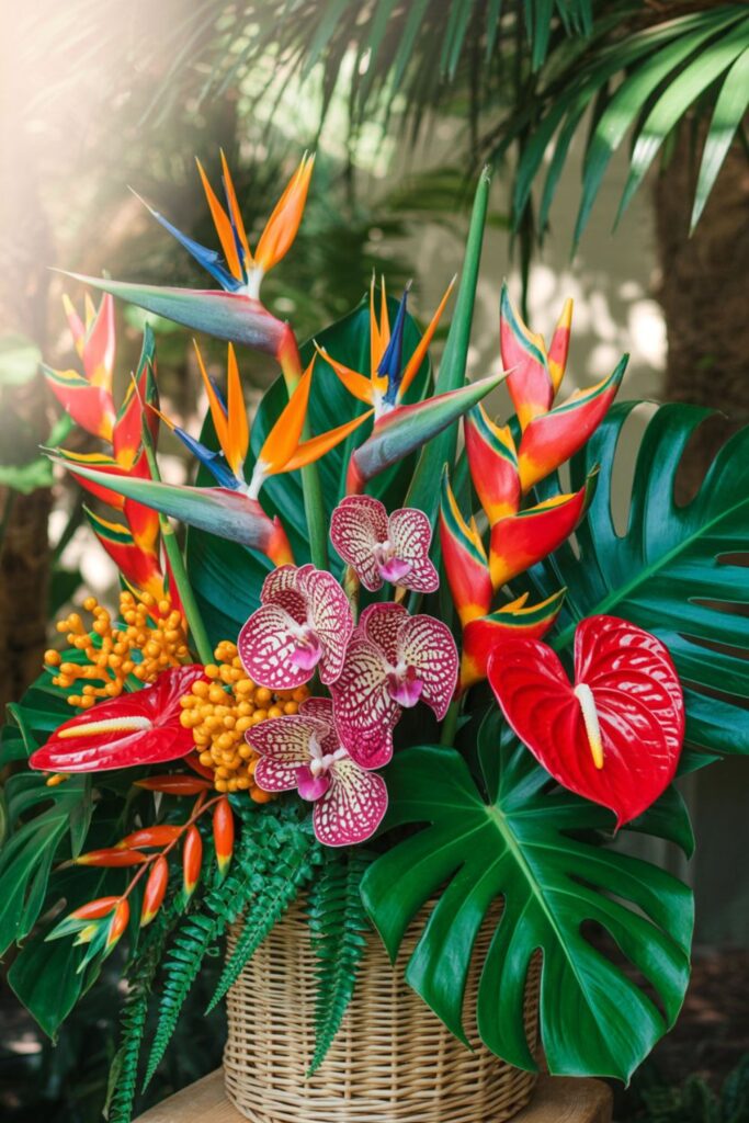 25+ Flower Bouquet Ideas To Every happy Occasion 4 Exotic and Tropical Flower Arrangements